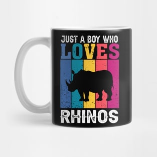 Just A Boy Who Loves Rhinos, Tee Talk Triumph Extravaganza Mug